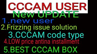 CCCAM user new information new user amp Frizzing issues relative [upl. by Pietje934]