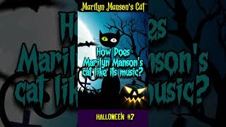 Marilyn Mansons Cat cat marilynmanson halloween [upl. by Ark398]