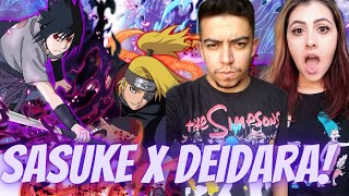 REACT SASUKE X DEIDARA  CASALZINHO [upl. by Lleon458]