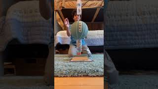 I did a bottom on bottom ball sandwich easy tower trick shot skill [upl. by Eisus]