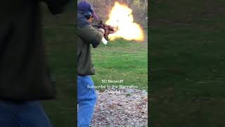 Slo Mo 50 Beowulf AR15 Full Auto Machine Gun machinegun shooting 50cal gun youngguns fullauto [upl. by Heng]