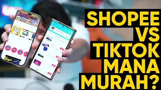 TikTok VS ShopeeYang Mana Jual Barang Lagi Murah Saya Share Komisyen Shopee Dan TikTok Ambil [upl. by Nodnyl]