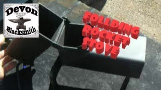 Folding Rocket Stove [upl. by Seessel]