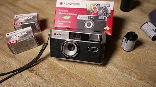 How to load AgfaPhoto analogue reusable camera with 35mm film [upl. by Voe]