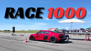 BEST OF RACE 1000 DRAG RACING SUMMER 2024  2500HP Audi R8 1500HP 911 Turbo 1250HP Golf R32 Turbo [upl. by Maleeny234]