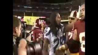 Richard Sherman gets punched during interview BEST PUNCH NFL Fights [upl. by Naitsihc]