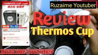 Thermos Cup 650ml With Silicon Ring [upl. by Nnad]