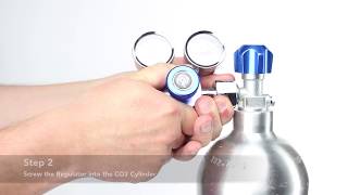 CO2Art Aquarium Dual Stage Regulator Installation Tutorial [upl. by Jennifer]