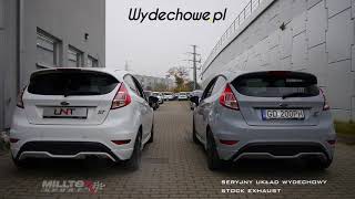 Ford Fiesta ST 16 EcoBoost MK7 w Milltek Sport Catback Nonres vs Stock  UNT Tuning Center [upl. by Fiden]