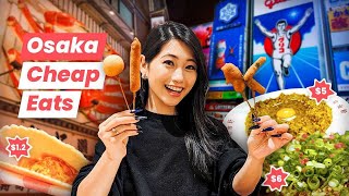 Osakas Best Street Food You Must Try These BudgetFriendly Eats in 2024 [upl. by Yehsa]