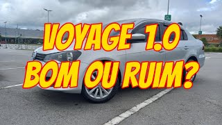 minha OPINIÃO sobre o VOLKSWAGER VOYAGE g6  CARRO 10 [upl. by Alliuqet989]