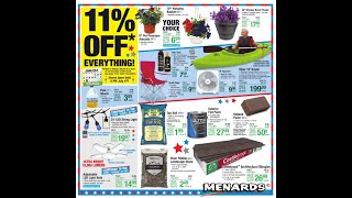 Menards 11 OFF Everything Free After Rebates Deals and Sale Ad 0622202207042022 Tools [upl. by Stevenson]