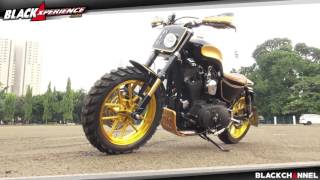 Modifikasi Harley Davidson Sportster  Scrambler Bad Boy [upl. by Lerual]