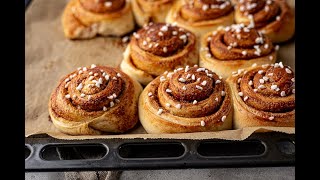 Kanelbullar  OhMyFoodness [upl. by Neeliak]