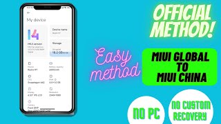 🔥 OFFICIAL CHANGE MIUI ROM CHINA TO GLOBAL amp GLOBAL TO CHINA ON ANY XIAOMI REDMI OR POCO DEVICE 🔥 [upl. by Aitselec198]