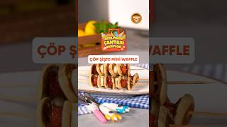 Çöp Şişte Mini Waffle Tarifi migrostv okuladönüş shorts tarif [upl. by Niroc]