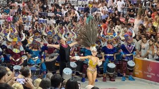 Carnaval del País 🇦🇷 Show de Pasista y Batucada Los Pibes Comparsa Papelitos 2024 [upl. by Janeen599]