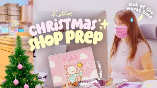 STUDIO VLOG ✿ BIG Christmas Prep 🎄 And I Get Sick at the Worst Time 🤧 [upl. by Torry]