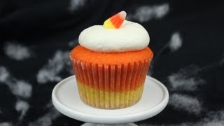 How to Make Candy Corn Cupcakes [upl. by Etteiluj923]