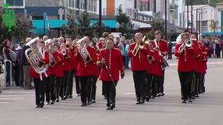 Parade of Bands New Zealand National Brass Band Championships 2016 [upl. by Letnahc578]