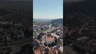 Sighişoara  perla Transilvaniei romania transilvania sighisoara drone dji [upl. by Katya]