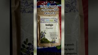 Indigo powder pack of3 under158skincare beauty youtuber [upl. by Eimmak]