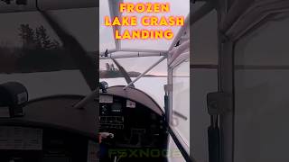 Frozen Lake Crash Landing shorts landing [upl. by Ogren]