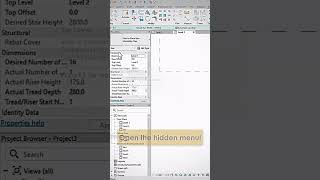 How To fix this in Revit  stair not connecting r revit revitusers revitapps bimobject [upl. by Maddalena86]