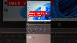 Dark Mode on Windows 🖤  Quick amp Easy Setup windowstips techtips pc [upl. by Roberta383]