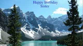 Sister  Happy Birthday  Nature  Happy Birthday [upl. by Navannod883]