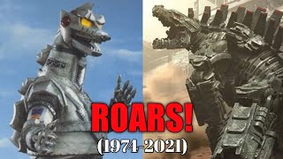 Evolution of MechaGodzillas Roar  1974  2021 [upl. by Coppock363]