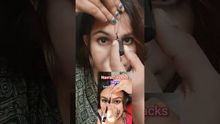 Safety pin bindi hack 😱virlvideo shortfeed mekeuphack bindihacks bindi mackuphack [upl. by Akeryt]