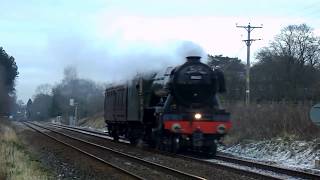 60103 Flying Scotsman Passing Hoghton Level Crossing 812018 [upl. by Dagley]