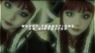 warpy transitions on videostar  QR CODES [upl. by Evelina]