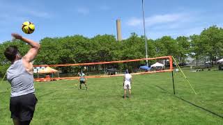 Eni and Rhys  Grass Volleyball  New Haven CT  May 25th  20244K [upl. by Euqinamod]