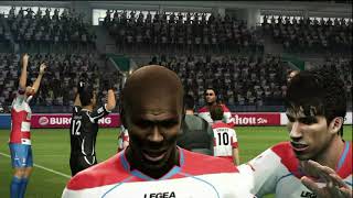 PES 2012 Liga Master La despedida Adios Granada Europa League [upl. by Rosenkrantz]