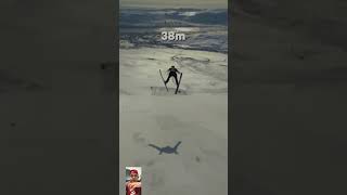 World’s Longest Ever Ski Jump  New Record shorts [upl. by Lynd]