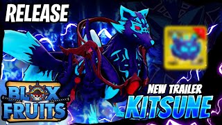 KITSUNE TRAILER  Blox Fruits Update 21 Its here [upl. by Enylekcaj]