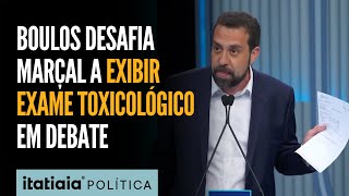 DEBATE EM SP BOULOS QUEBRA REGRA E DESAFIA MARÇAL A EXIBIR EXAME TOXICOLÓGICO [upl. by Ecenahs]