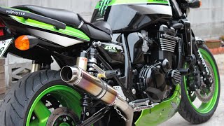 Kawasaki ZRX1200R Realize サイレンサーに交換♪ [upl. by Amador647]