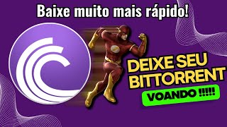 COMO AUMENTAR A VELOCIDADE DO BITTORRENT BAIXE JOGOS MAIS RÃPIDO [upl. by Ardnasela]