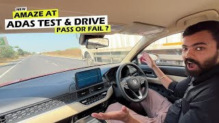 ADAS Highway Test New Amaze CVT  Highway amp City Drive Impression [upl. by Catarina]