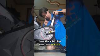 Assembling a spin bike 🚴 spinbike spinning [upl. by Shornick]