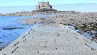 Grandes Marées à SaintMalo  TimeLapse Marée Descendante passage du petit bé [upl. by Aihsekat]