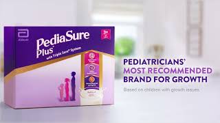 PediaSure Plus Pediatricians Most Recommended Brand for Growth [upl. by Subocaj]