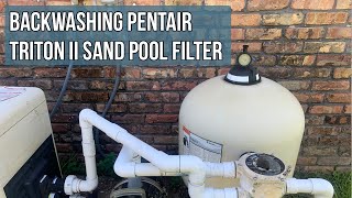 Backwashing My Pool Filter WORKS FOR ALL SAND FILTERS [upl. by Jamel]