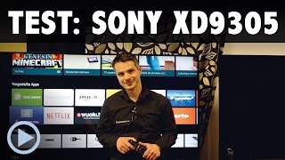 Im Test Sony 65XD9305  55XD9305 4K UHD LCD Fernseher XD93 [upl. by Ailalue14]