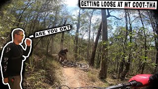 Mt CootTha mountain bike trails  Brisbane [upl. by Airdnola349]