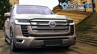 KeyShot keyshot3d automotive rendering 2022 Toyota Land Cruiser 300 [upl. by Winikka403]