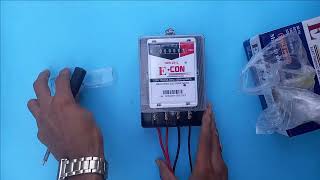 ECON DDS221L meter connection\How to sub meter connection\Sub meter kese lagayeusmanelectric36M [upl. by Shanly]